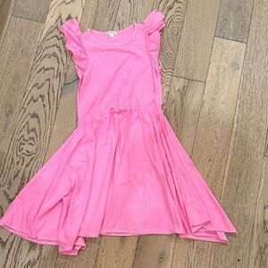 Crewcuts Bright Pink Ruffle Dress